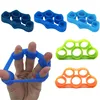 2018 New Arrival Silicone Finger Strength Exerciser Pull Ring Hand Grip Strengthener Hand Resistance Band Finger Trainer