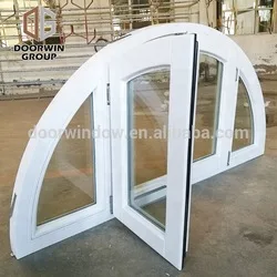 America aluminum wood finish profile white wood window