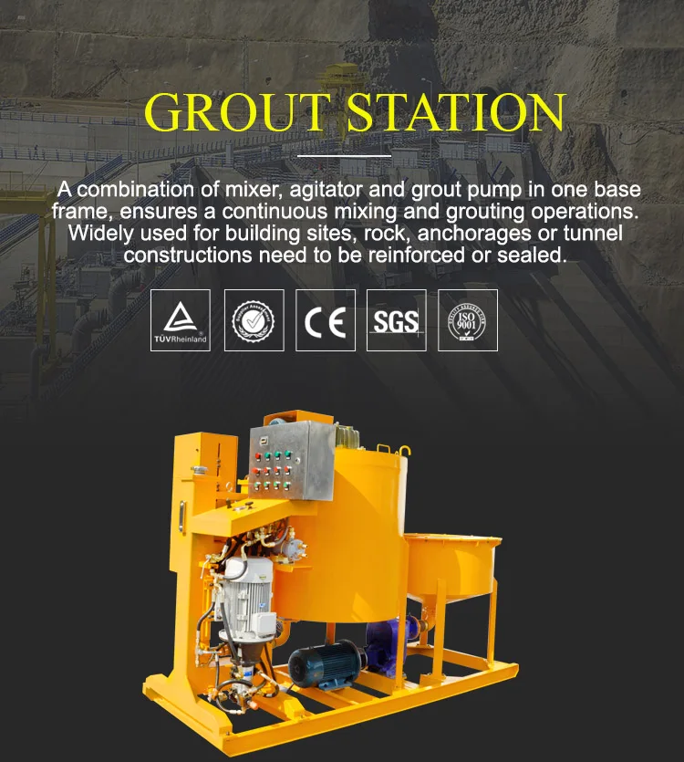 grout inject station