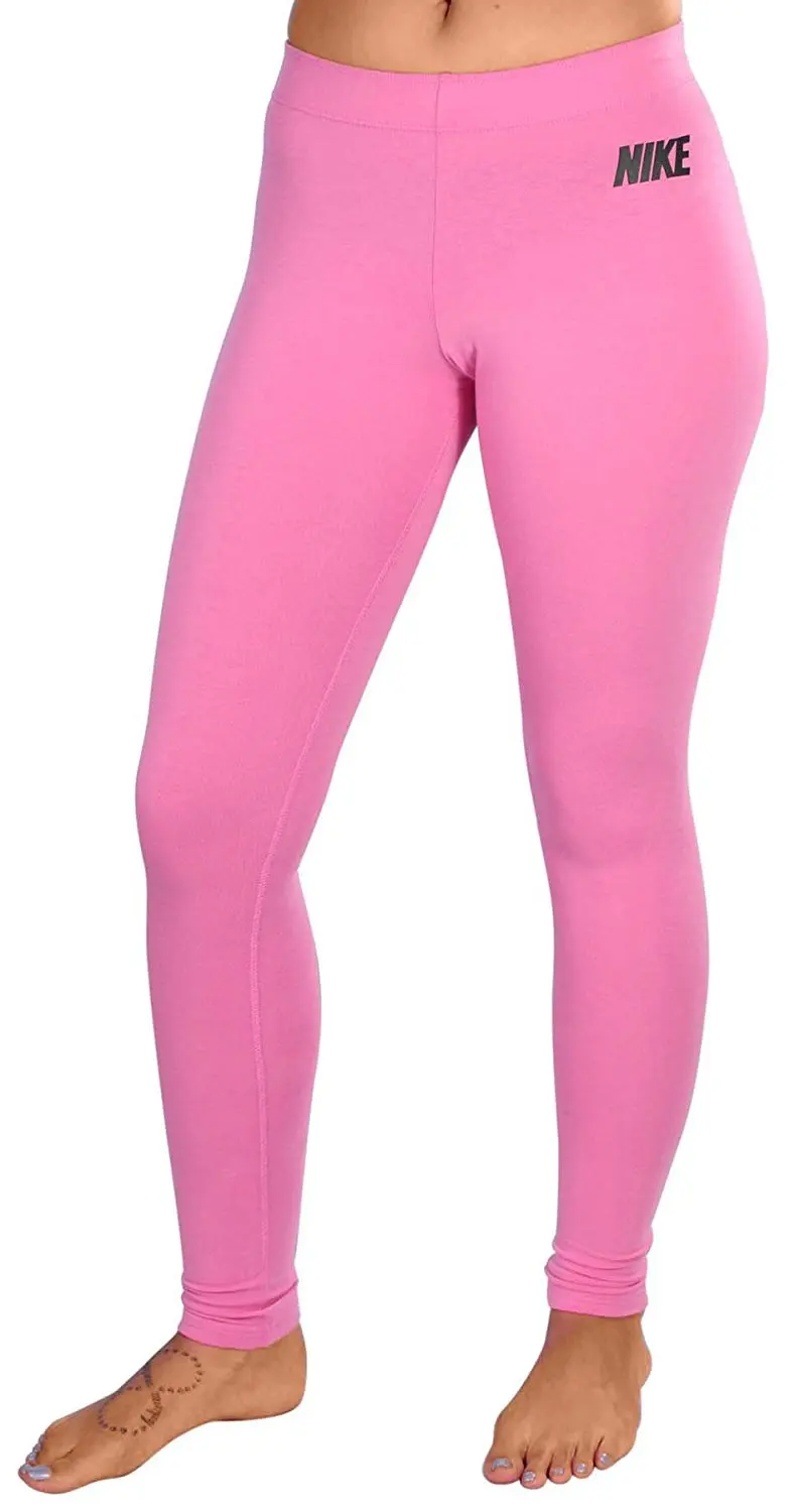 pink nike leggings womens