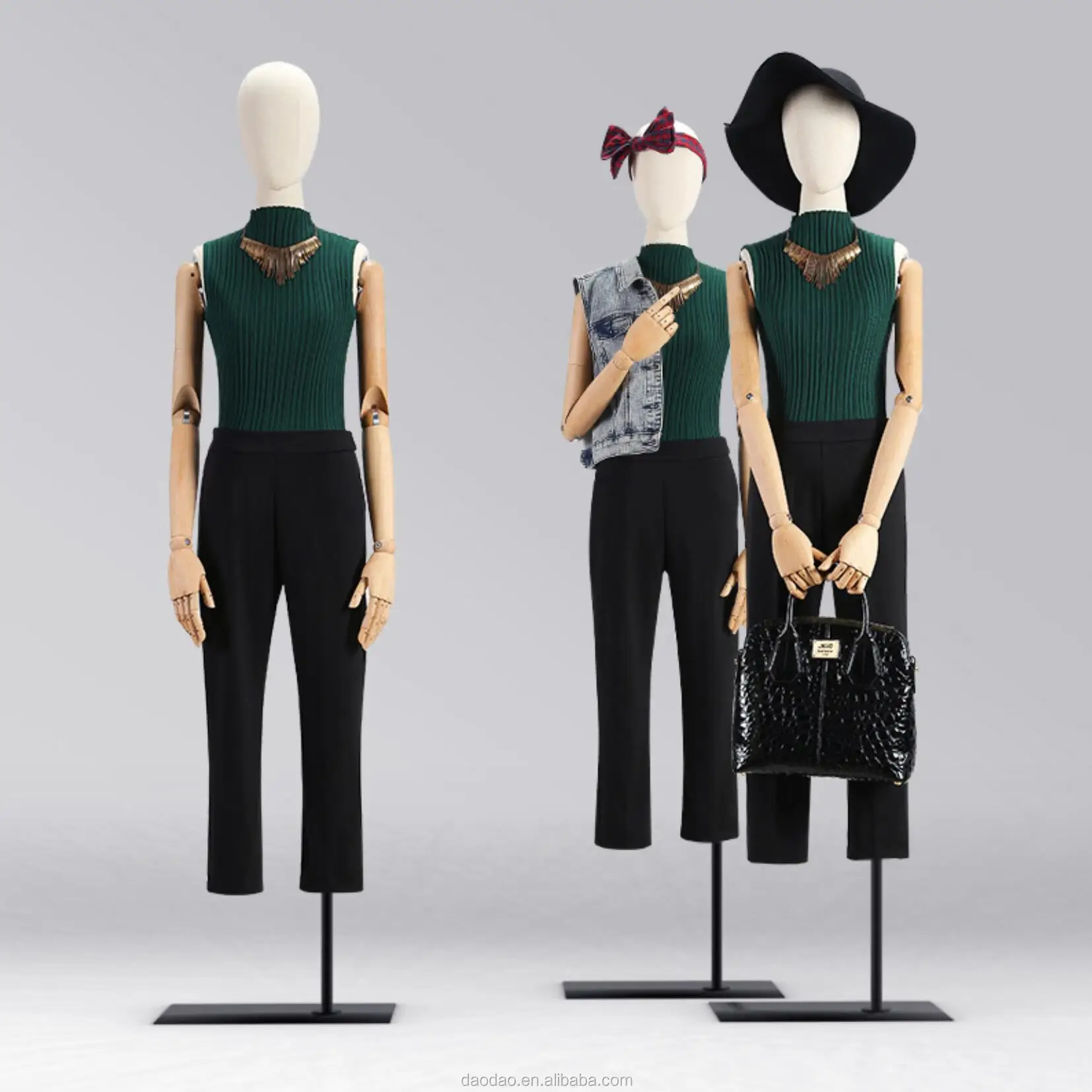Adjustable Linen Full Body Female Mannequin Fabric Dressmaker Mannequin ...