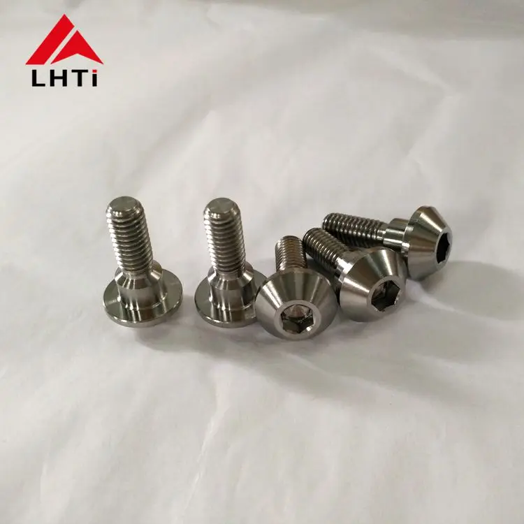 GR5 6Al4V m6 m8 Titanium disc bolts for motorcycle