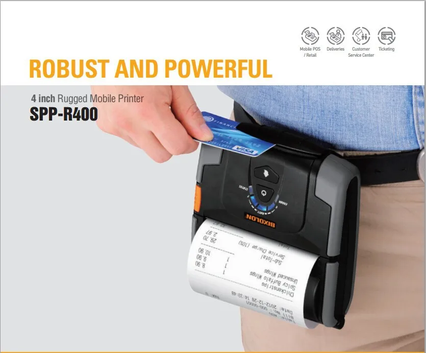 BIXOLON bluetooth mobile thermal receipt printer best buy