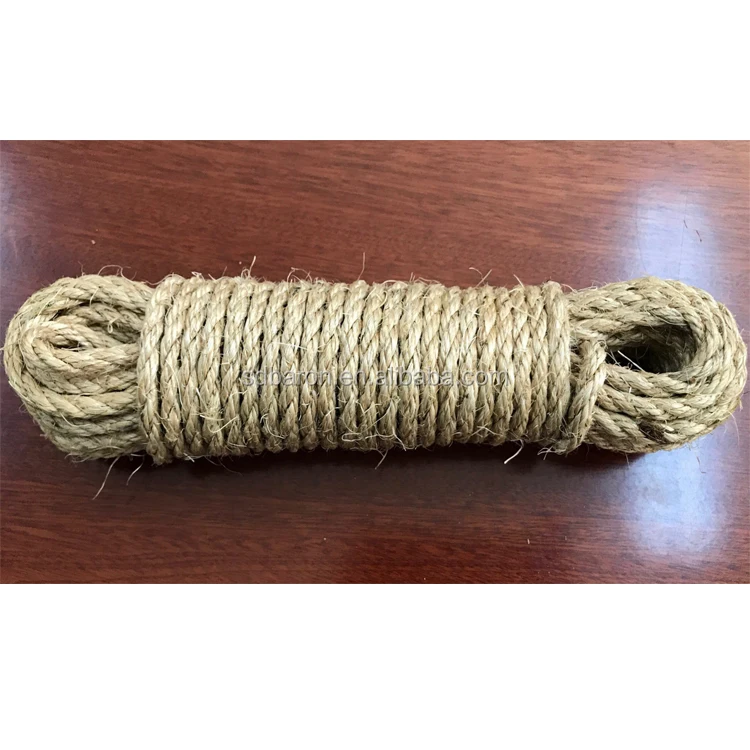 Natural Fiber Sisal Rope Strand Twine Diy Decoration Weave Decorative