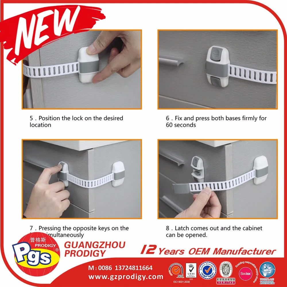 Child Safety Sliding Locks Plastic Childproof Latches Buy