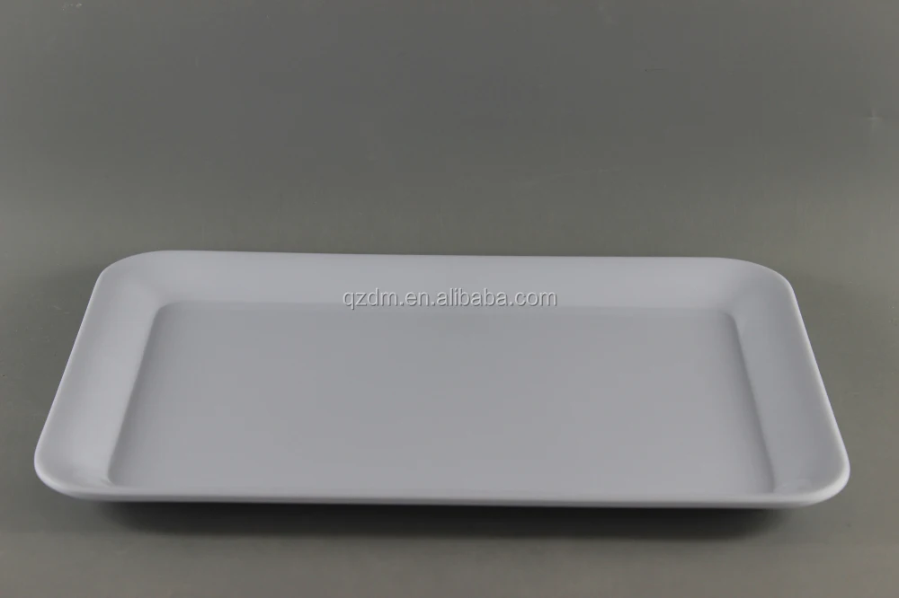 35x25cm Melamine Rectangle Tray,White Melamine Square Tray