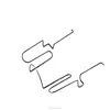 customize high quality SUS steel wire forming part, wire bending part for kitchen utensils