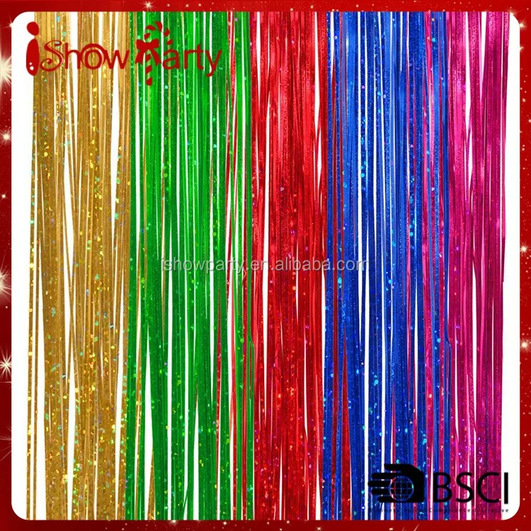 1mx2m Tinsel String Foil Fringe Curtain Party Wedding Birthday Door