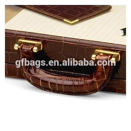 GF-X388 Python vintage Leather mens messenger Business Case