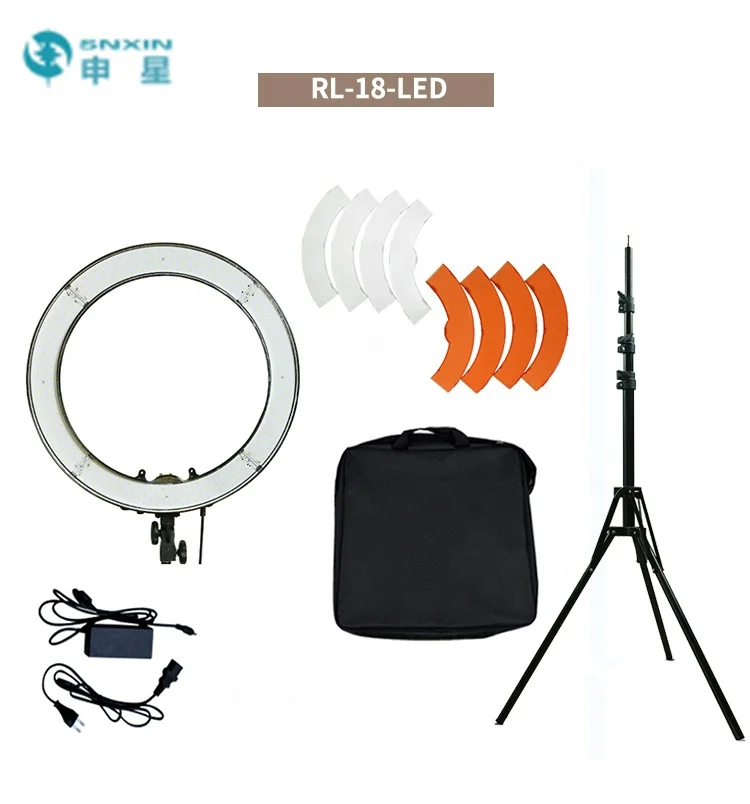 18 inch 480pcs LED light Stepless dimmer Diva  ring light photography with remote control for Video Broadcast Studio