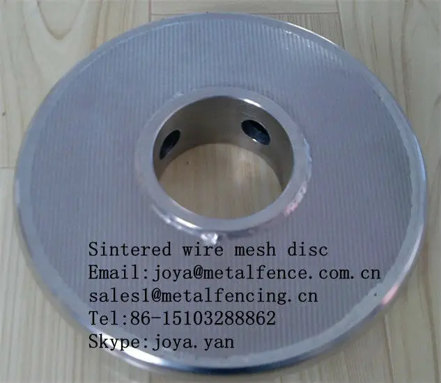 sintered wire mesh disc