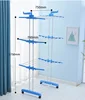 Three layer multi-purpose cloth drying rack baby hanger rack