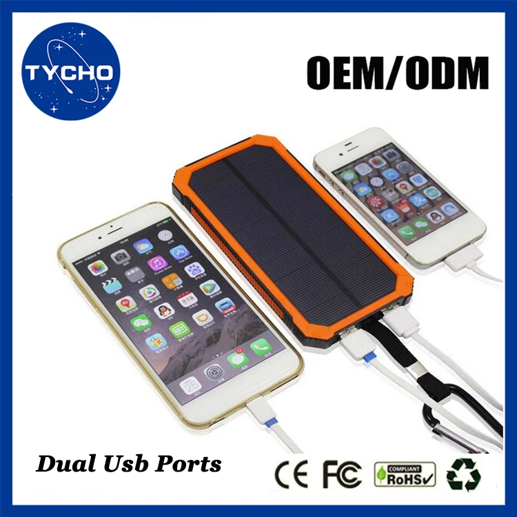 Large Battery Portable Power Bank Rechargeable Solar Power Bank Smart Solar Power Bank - ANKUX.COM