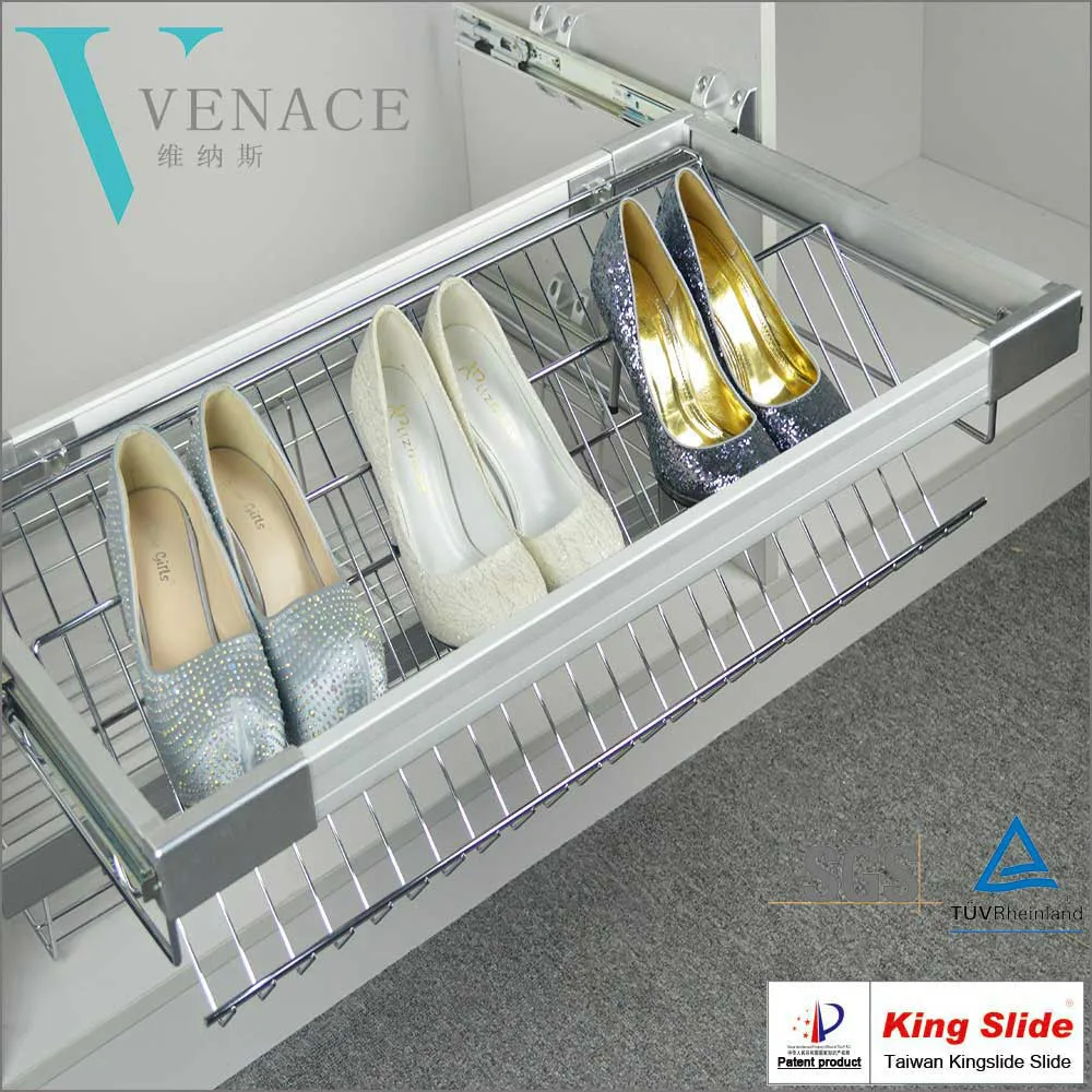 Populaire kast hardware uitschuifbare schoenenrek andere metalen ...