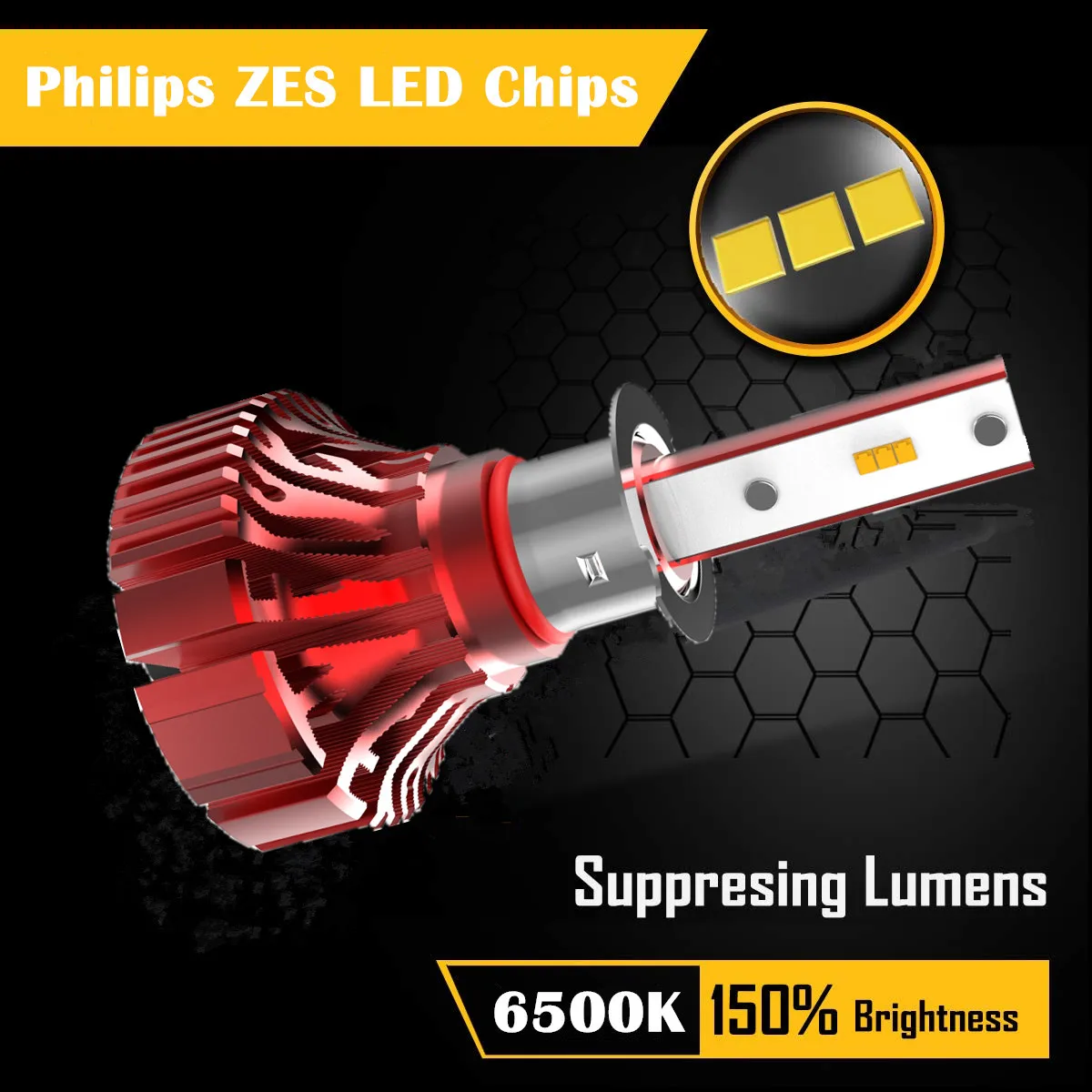 I8 Fanless Mini LED Headlight
