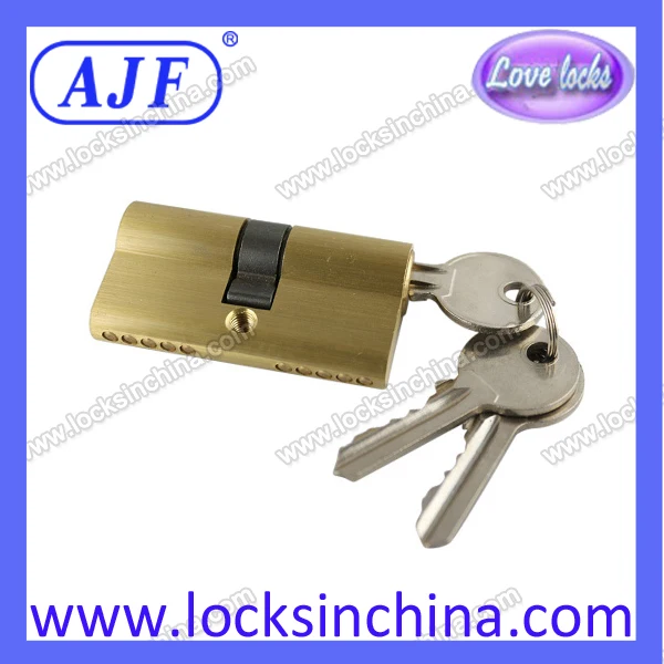 AJF high quality and security manufacturer zinc alloy euro profile cylinder lock