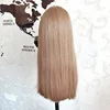 Custom 20" color 12# one length blonde light color multidirectional top Jewish wigs Mongolian virgin hair Kosher sheitel wigs