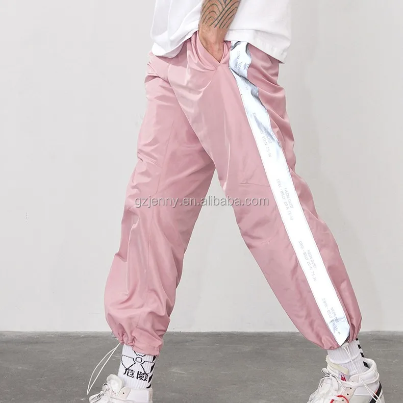 pink reflective pants