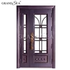 House front entry exterior security steel door