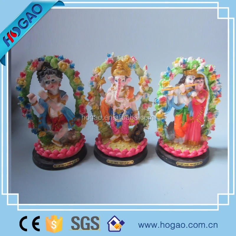 Miniature Resin Indian Hindu Deities Figurine For Diwali Decoration
