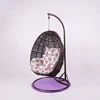 Soft touch Cozy Egg Shape Swing chair Model indoor hanging swing egg chair standing