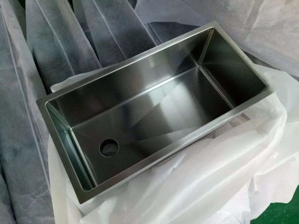 Handmade 304 Stainless Steel Narrow Drop In Deep Basin Kitchen Bar Sink