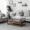 Furniture Wholesale Companies Corner Sofa With Table / Italian Designer Glass Coffee Tables