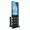 SOPOWER 8 Bay Cell Phone Charging Kiosk Digital Screen Secure Charging Locker With Advertising Content Management System