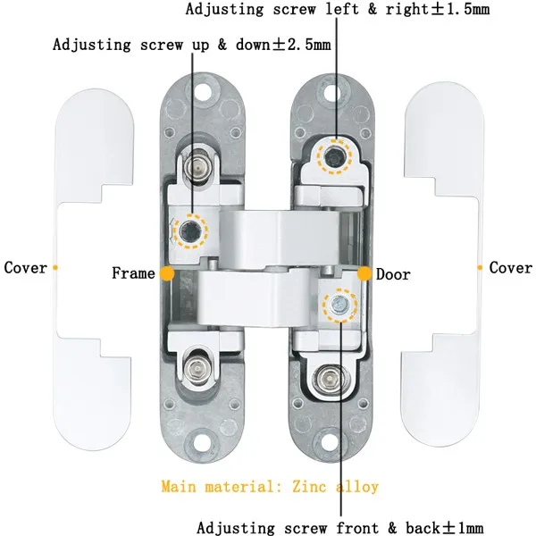 Adjustable Concealed Door Hinges Star Hinges Buy Adjustable