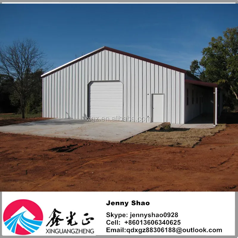Steel structure car garage with high quality