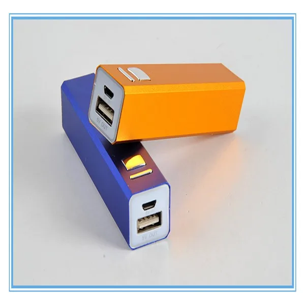 Shenzhen Supplier Colorful Square Rectangular Portable Phone Charger