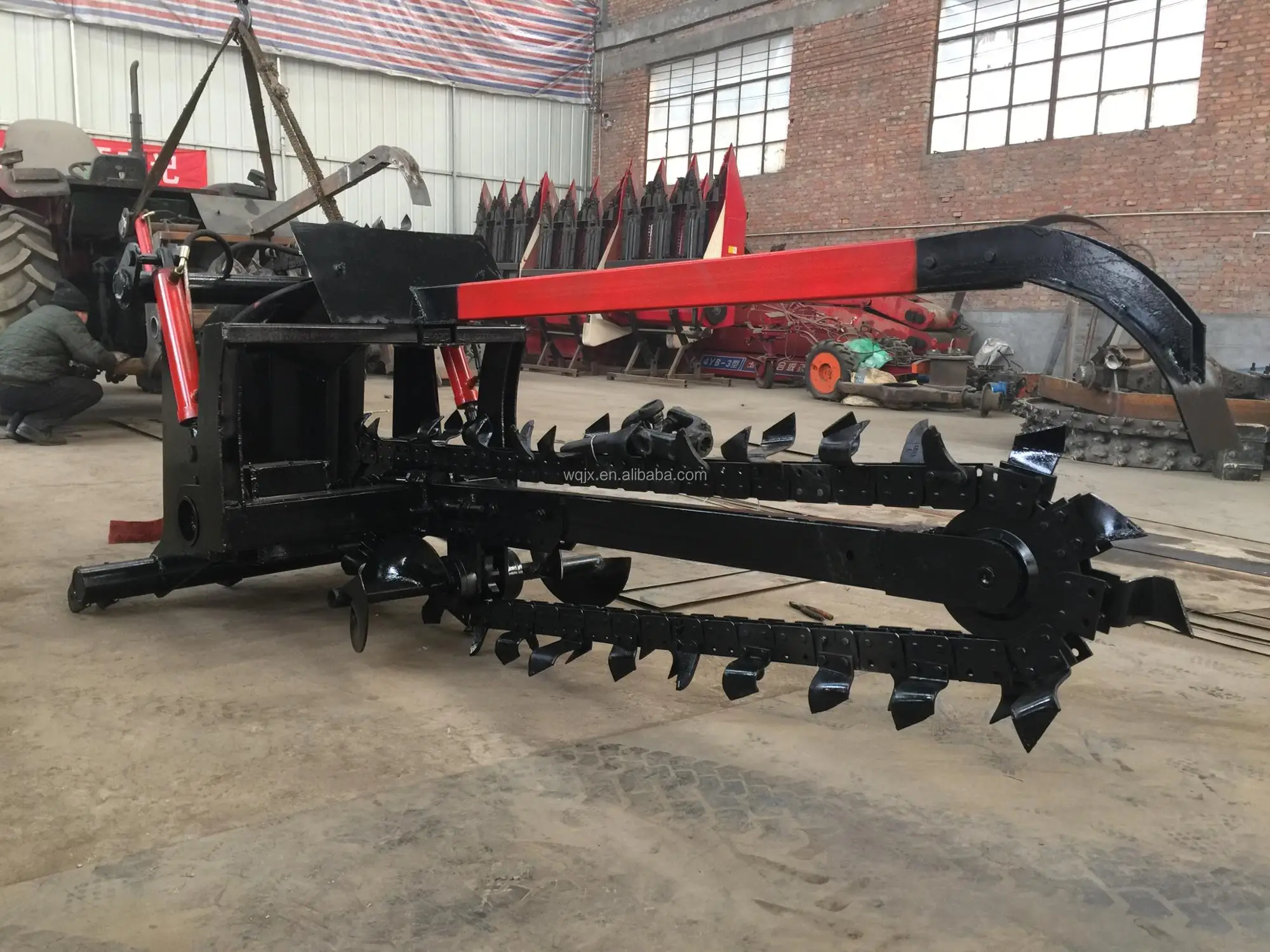 Factory Hot Selling Farm Use Chain Trencher With Tractor Suit For Any Geological Conditions