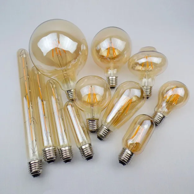 LED  Edison Bulb Vintage Light Filament Bulb Chandeliers light sourcing E26/E27