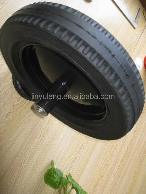 13", 6" to 16" solid rubber wheel, tires for wheel barrow, hand trolley, cart