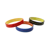 Custom Camouflage Bar Code Double Sided Emoticon Memorial Silicone Wristband Rubber Bracelet For Men With 3d Logo