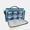 Hot Sell Customized Logo 6 Pack Fitness Cooler Meal Bag Lunch Pre Meal Insulated Shoulder Bag Gym Sport Meal Thermal Bag
