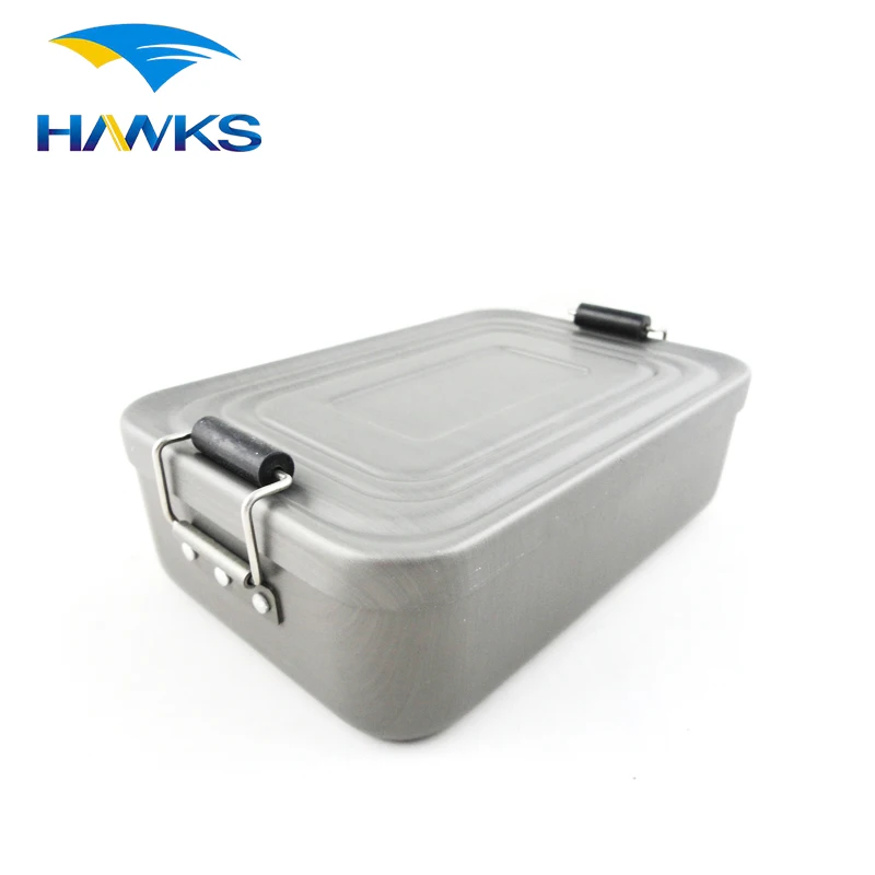 Cl2cdj1812 Comlom Camping Aluminum Mess Tin Lunch Box With Rubber Snap