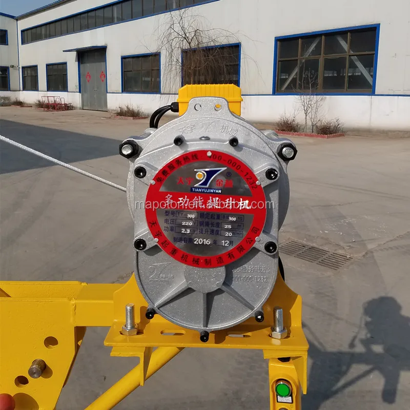 
Electric Wire Rope Hoist Small Construction Lifts 
