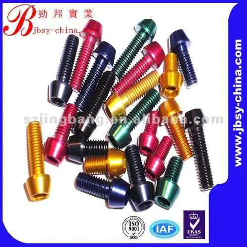 Custommade Color Anodized Aluminum Bolts Buy Aluminum Metric Bolts