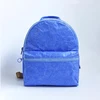 Minimalist Blue Tyvek Paper Backpack, Lightweight Personalized Vegan Everyday Backpack