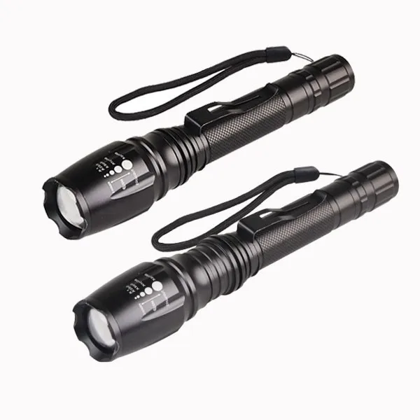 High Power 1800 Lumen Zoomable XM-L T6 LED Torch Zoom Lamp Flashlight