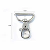 wholesale Factory price ID card snap hook buckle lanyard metal hook for bag