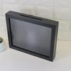 Hot Sale New Zealand Pine Corns Money Fund Black Wood Frame Modern 3D Shadow Box Wall Art