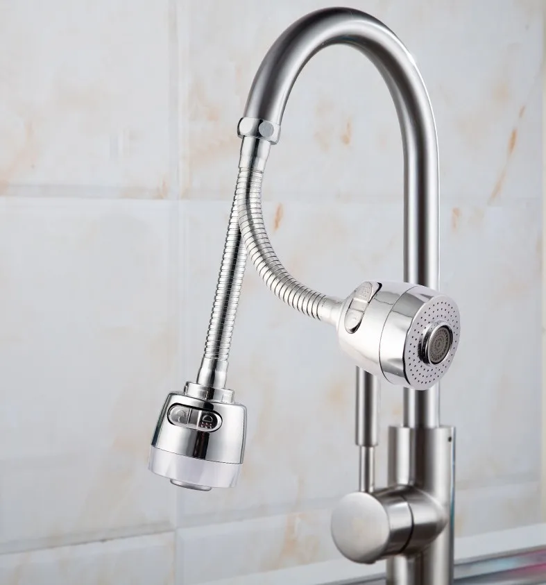 Movable Kitchen Tap Head 360 Rotatable Sink Faucet Spray Head Tap