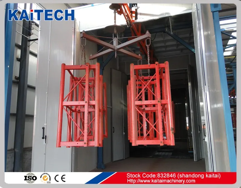 Industry catenary type shot blasting machine  for cleaning Liquefied tank