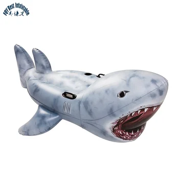 great white shark pool float