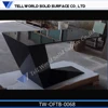 High gloss black modern computer table, modern office table furniture, office director table design