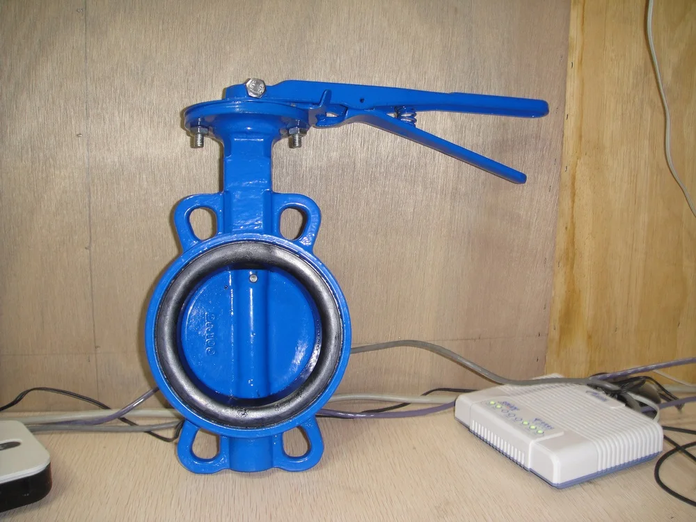 Cast Iron Wafer Type Butterfly Valve With Hand Lever - Buy Cast Iron