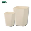 wholesale plastic trash cans 6L hot sale plastic square trash can fashion waste bin without lib purple trash cans