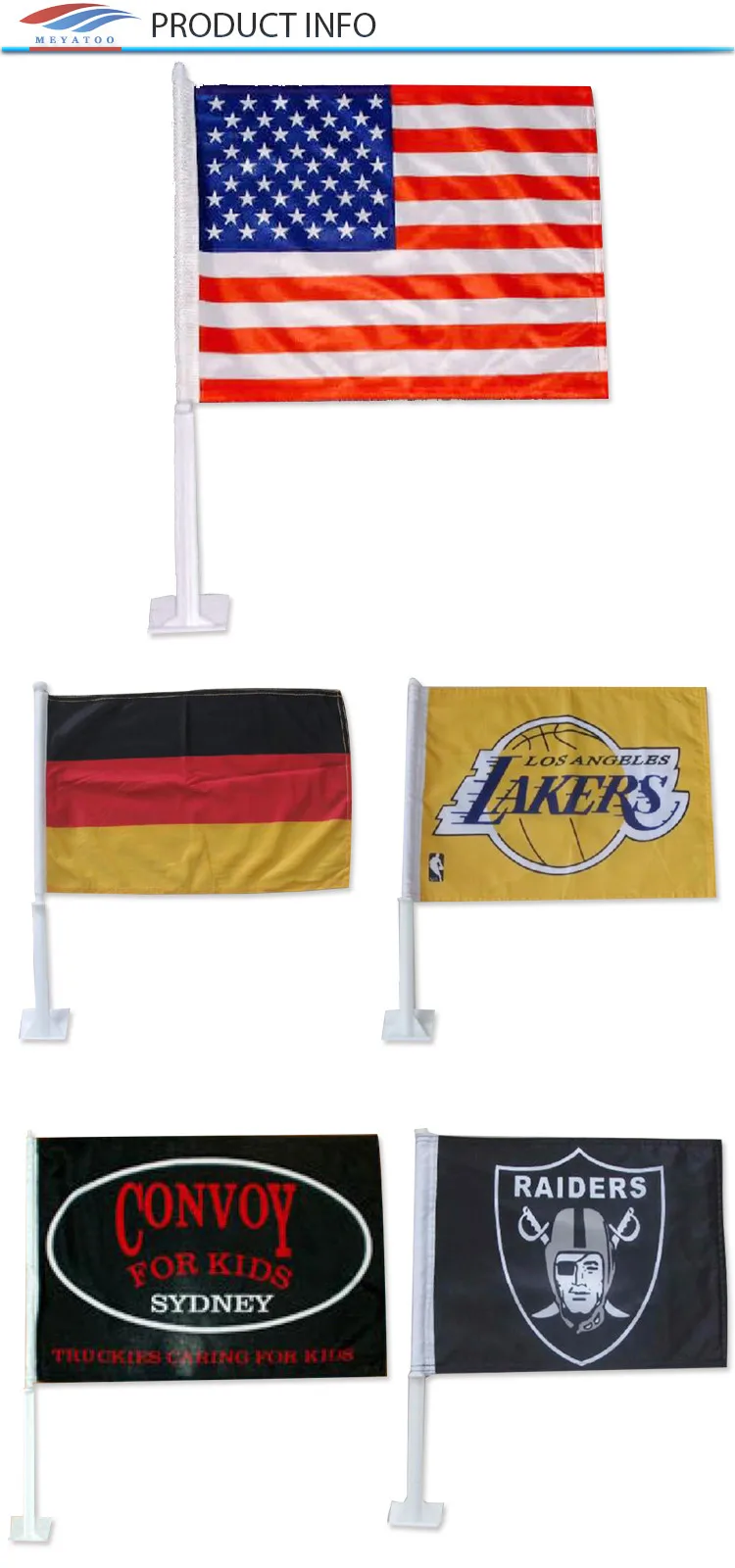 100 Polyester Cheap Promotion American Car Flag Mount Holder Car Window Flag Holders Buy Car